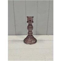 KDMD Medium Amethyst Decorative Candle Holder in Purple