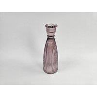 KDMD Amethyst Candle Holder Medium in Purple
