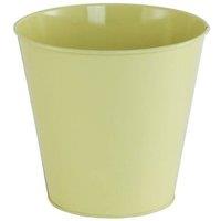 KDMD Yellow Matt Zinc Planter 4 Pack