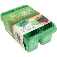 KDMD 5 Green Seed Trays with 6 Cells 2 Pack