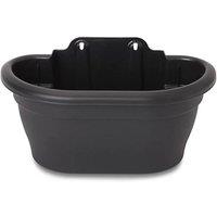 KDMD Black Wall Hanger Bell Trough 2 Pack