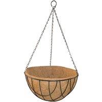 KDMD Round Wire Hanging Basket 30cm 2 Pack in Brown