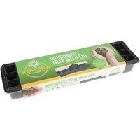 KDMD Windowsill Tray 2 Pack Black Outdoor Planter