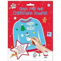 KDMD Decorate Your Own Christmas Jumper 3 Pack in Blue