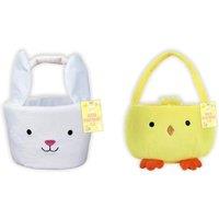 KDMD Easter Plush Basket 2 Pack Multicolor