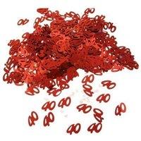 KDMD Red 40s Confetti 12 Pack Metallic Table Confetti