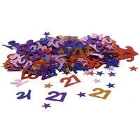 KDMD Mini Stars 21 Confetti - Multicolor Coloured 12 Pack