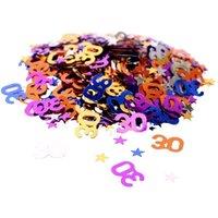 KDMD Mini Stars 30 Confetti - Multicolor Coloured 12 Pack