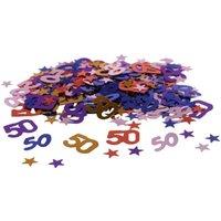 KDMD Mini Stars 50 Confetti - Multicolor Coloured 12 Pack