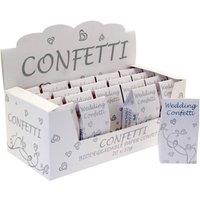 KDMD White & Silver Tissue Confetti 10 Pack