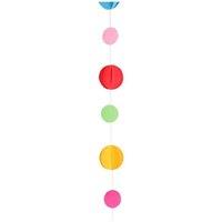 KDMD Primary Colours Circle Balloon Tail 10 Pack