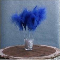 KDMD Royal Blue Fluff Feathers Bunch 36 Pack