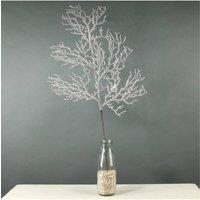KDMD Snowy Twig Branch 2 Pack Silver