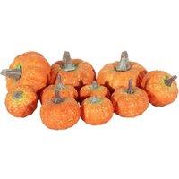 KDMD Orange Pumpkins 10 Pack Table Decorations