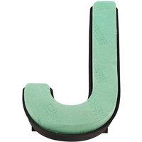 KDMD Oasis Letter J Naylorbase Frame - Black Base in Green