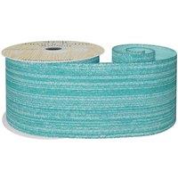 KDMD Turquoise Shimmer Thread Ribbon 63mm x 10yds in Teal