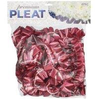 KDMD Premium Burgundy Pleat Ribbon 50mm x 30m