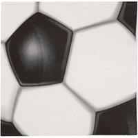 KDMD Football Party Paper Napkins 5 Pack in Black