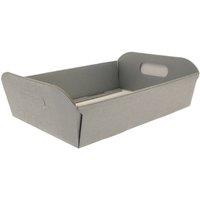 KDMD Silver Hamper Box Small 34.5cm 3 Pack