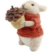 KDMD Orange Jumper Animal Ornament 11cm