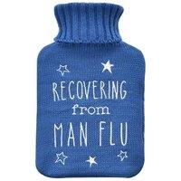 KDMD Man Flu Water Bottle Navy Hot Water Bottle