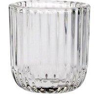 KDMD Clear Orla Glass Tealight Holder 9cm 5 Pack