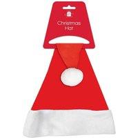 KDMD Red Felt Santa Hat 10 Pack Christmas Ornament