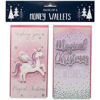 KDMD Unicorn Money Wallets x4 10 Pack