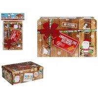 KDMD Mini Christmas Eve Box 17 X 26.5cm 5 Pack in Brown | Size: 17 X 26.5 cm
