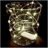 KDMD Blue White Elements Firefly LED Lights 20 Bulbs 4 Pack in Clear
