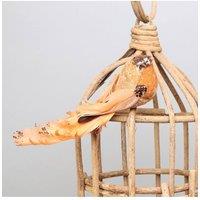 KDMD Gold Showfeather Bird with clip 4 Pack