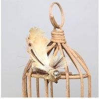KDMD Gold Fantasy Bird with clip 4 Pack