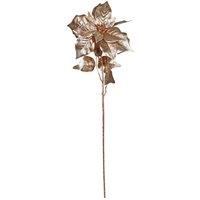 KDMD Metallic Gold Poinsettia Stem 3 Pack