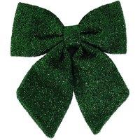 KDMD Green Metallic Bow 22cm 3 Pack