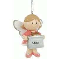KDMD Fairy personalised Christmas tree decoration - 'Sister' by Suki Gifts