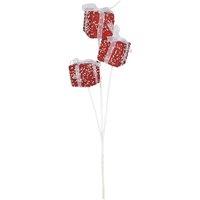 KDMD Red Gift Box Spray 45cm 3 Pack