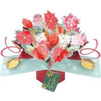 KDMD Christmas Bouquet Pop Up Card 2 Pack
