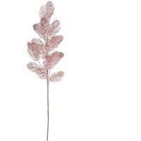 KDMD Pink Glitter Feather Spray H70cm 2 Pack