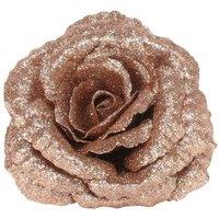 KDMD Rose Gold Glitter Rose with Clip Dia18cm 2 Pack