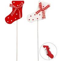 KDMD Jolly Stockings Cardette Picks 45cm 2 Pack
