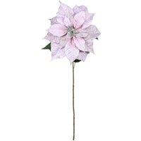 KDMD Light Purple Poinsettia Stem 71cm 2 Pack