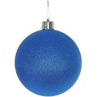 KDMD Blue Glitter Shatterproof Bauble 15cm