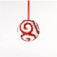 KDMD Candyland Decorative Bauble Dia10cm in Red
