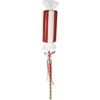 KDMD Red & White Glitter Candy Tube Spray 62cm