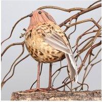 KDMD Ornamental Thrush Bird Brown Christmas Ornament