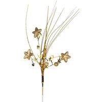 KDMD Gold Christmas Spray Pick Seasons Accessories