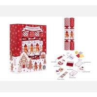 KDMD 10 Family Gingerbread Crackers 12inch in Red