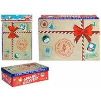 KDMD Medium Special Delivery Christmas Eve Box in Light Sand