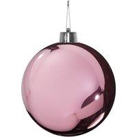 KDMD Pink Shiny Shatterproof Bauble 20cm