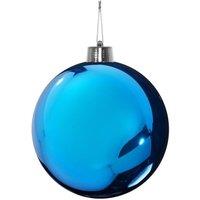 KDMD Blue Shiny Shatterproof Bauble 20cm